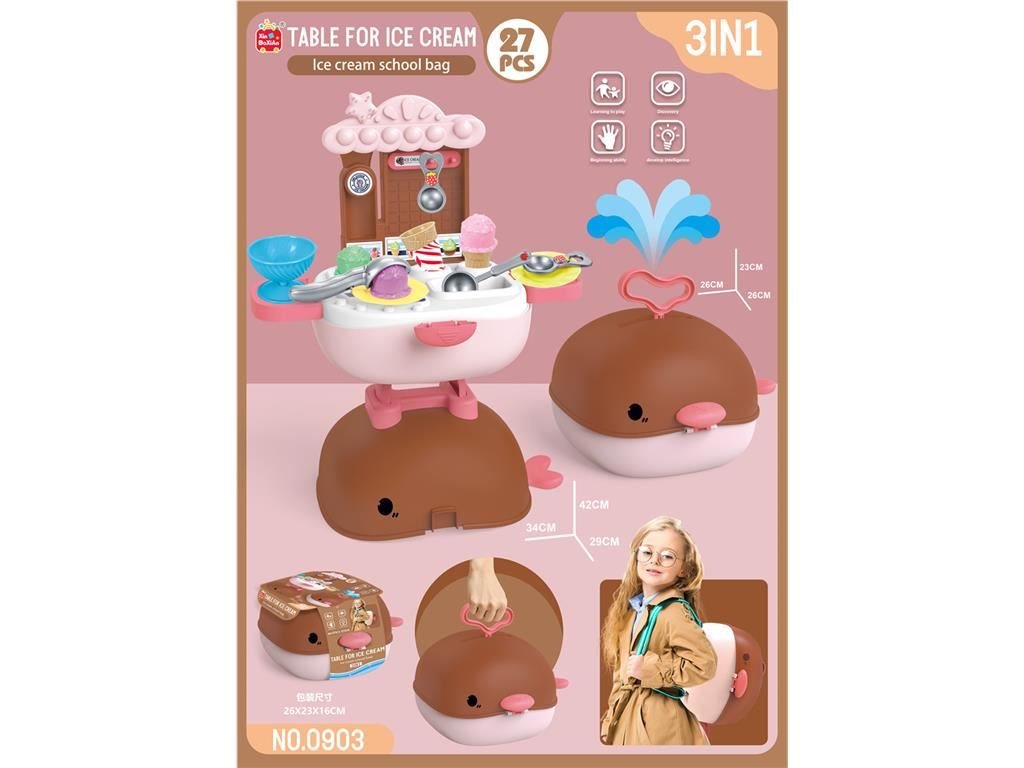 Игровой набор "Сладкий магазин": мороженое, десерты, продукты