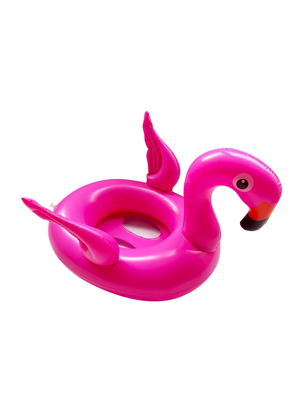 Надувной плот-фламинго Flamingo Boat для бассейна