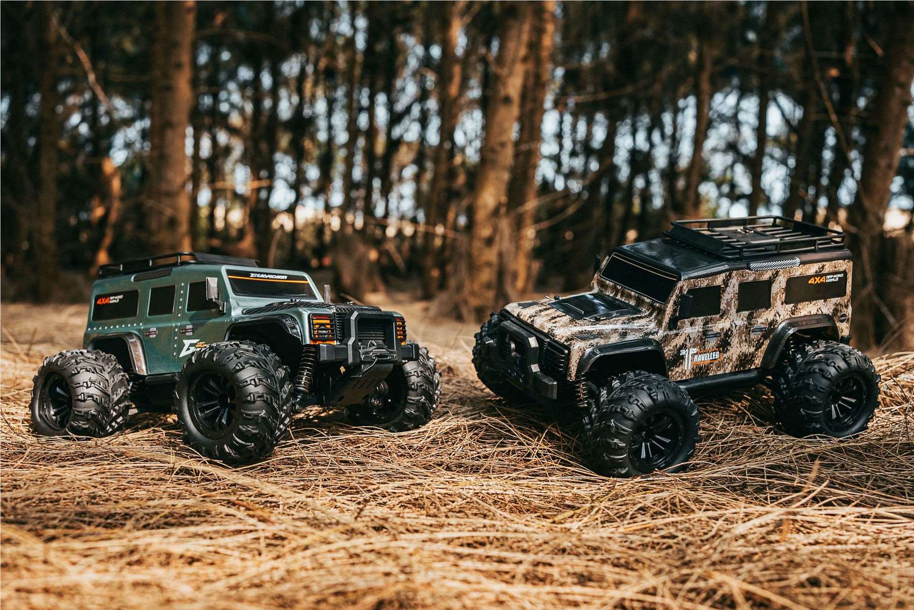 Электромобиль внедорожник 1/16, 4WD, с аккумулятором