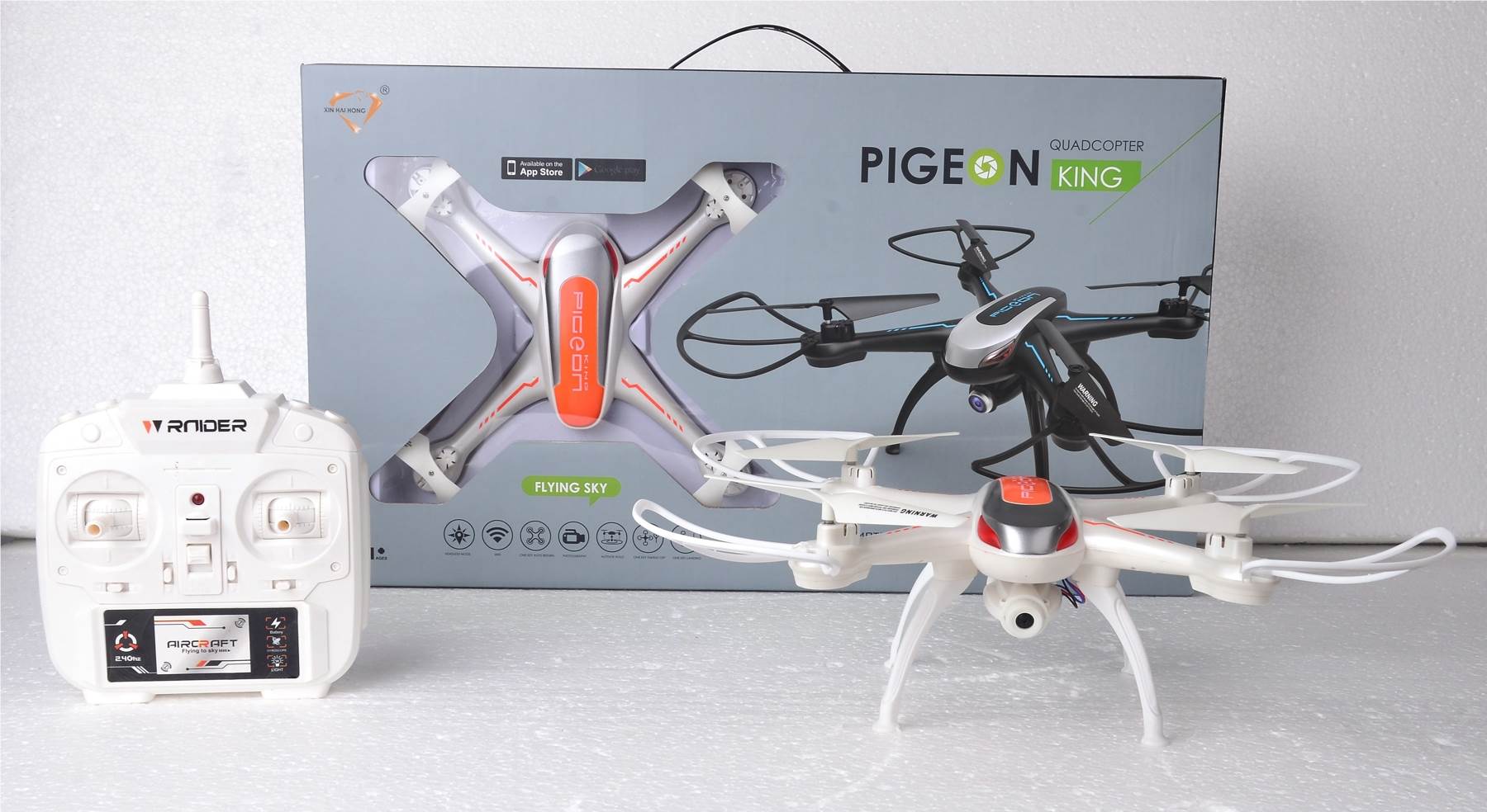 Квадрокоптер Pigeon King, радиоуправление