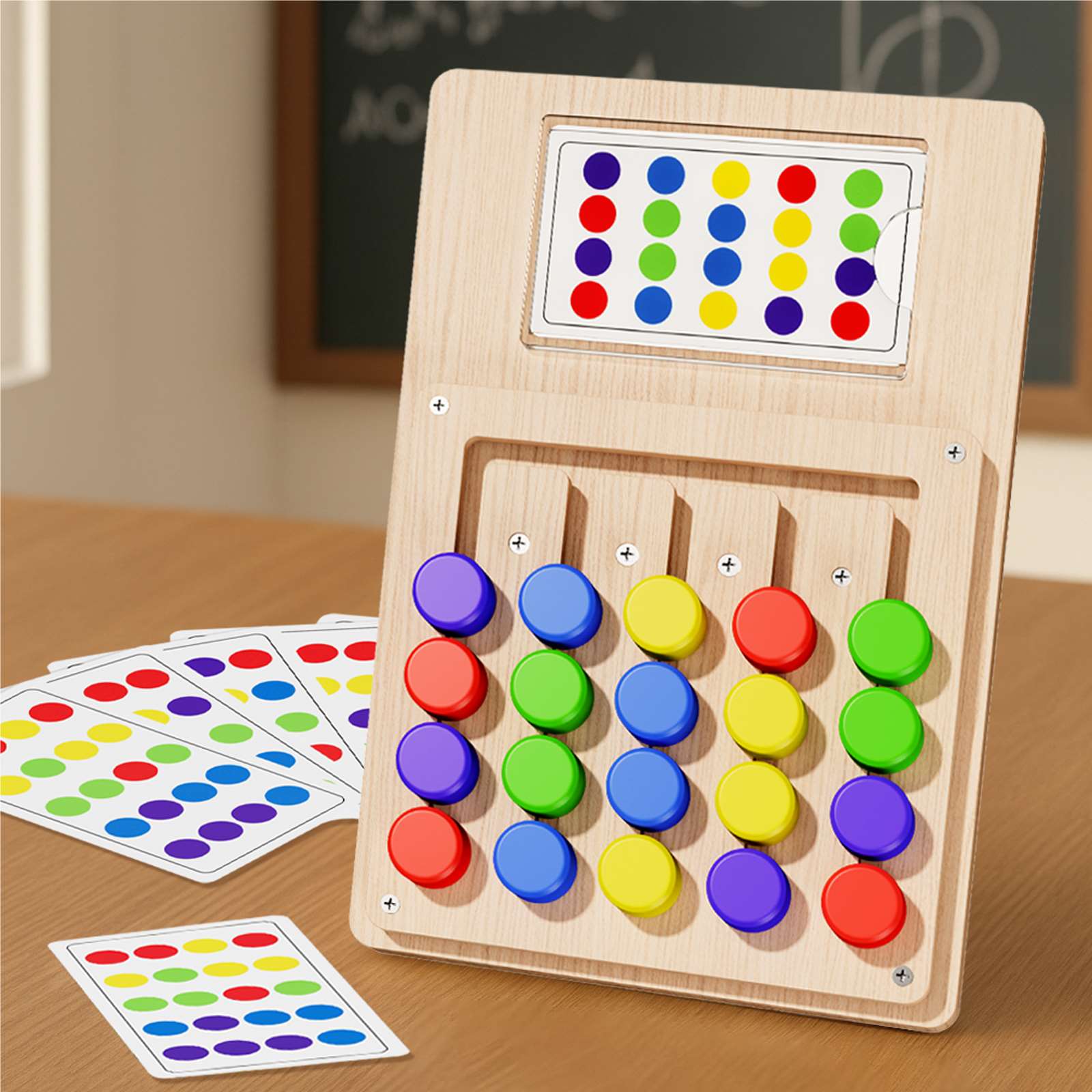 Пятицветная игра-головоломка