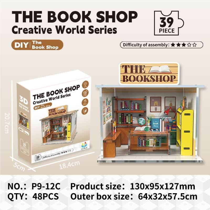 DIY Миниатюра Книжный Магазин