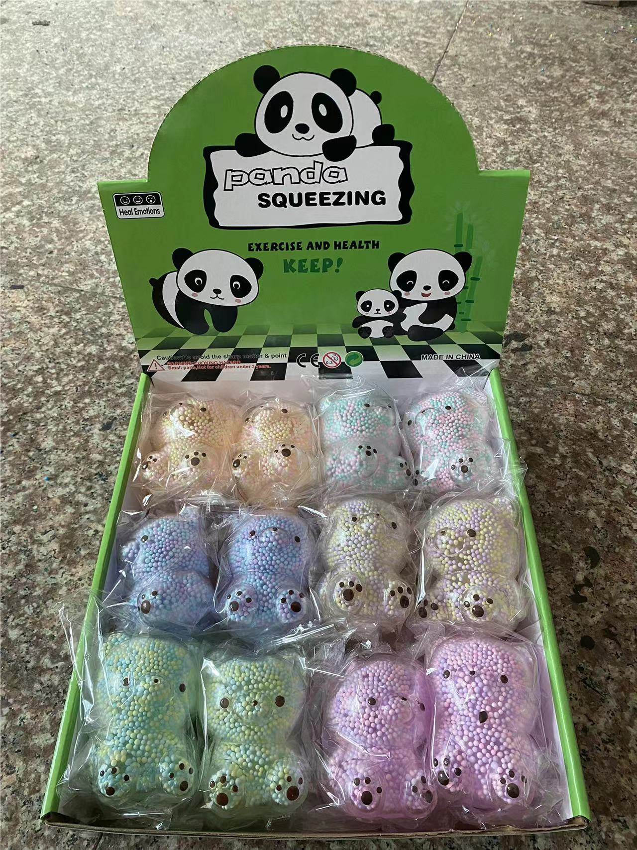 Антистресс-игрушка "Мишка" из пены, 6 цветов