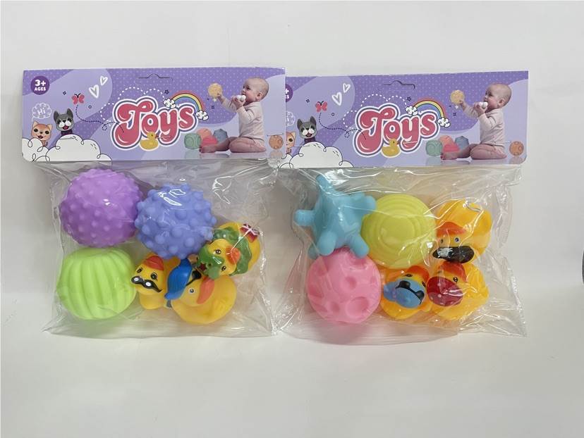 Игрушка для ванной: мячик с уточкой
