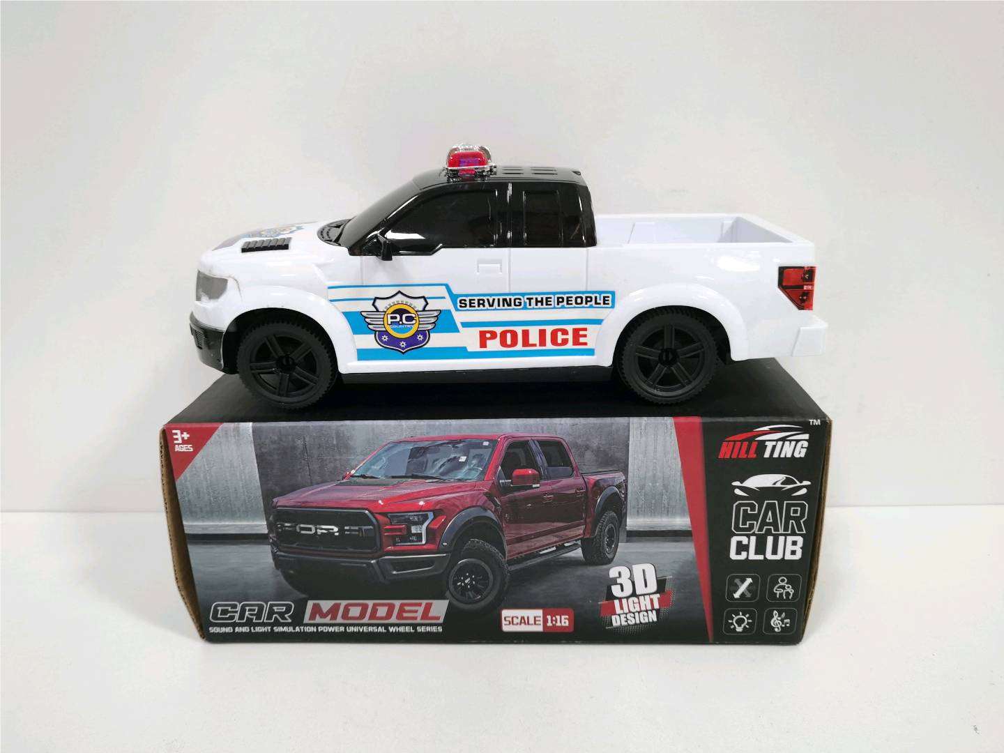 Электрический пикап Ford Police с 3D подсветкой