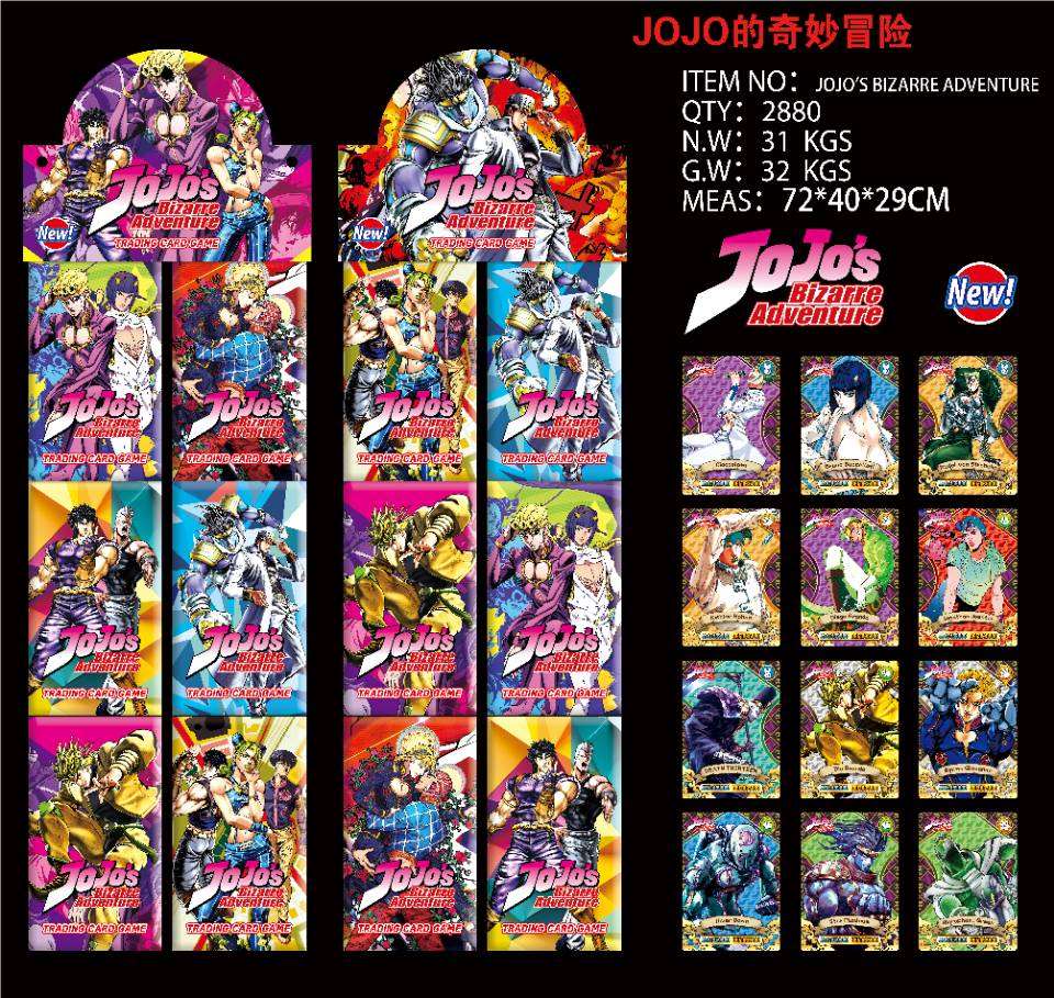 Карточки JOJO's Wonderful Adventure Card оптом