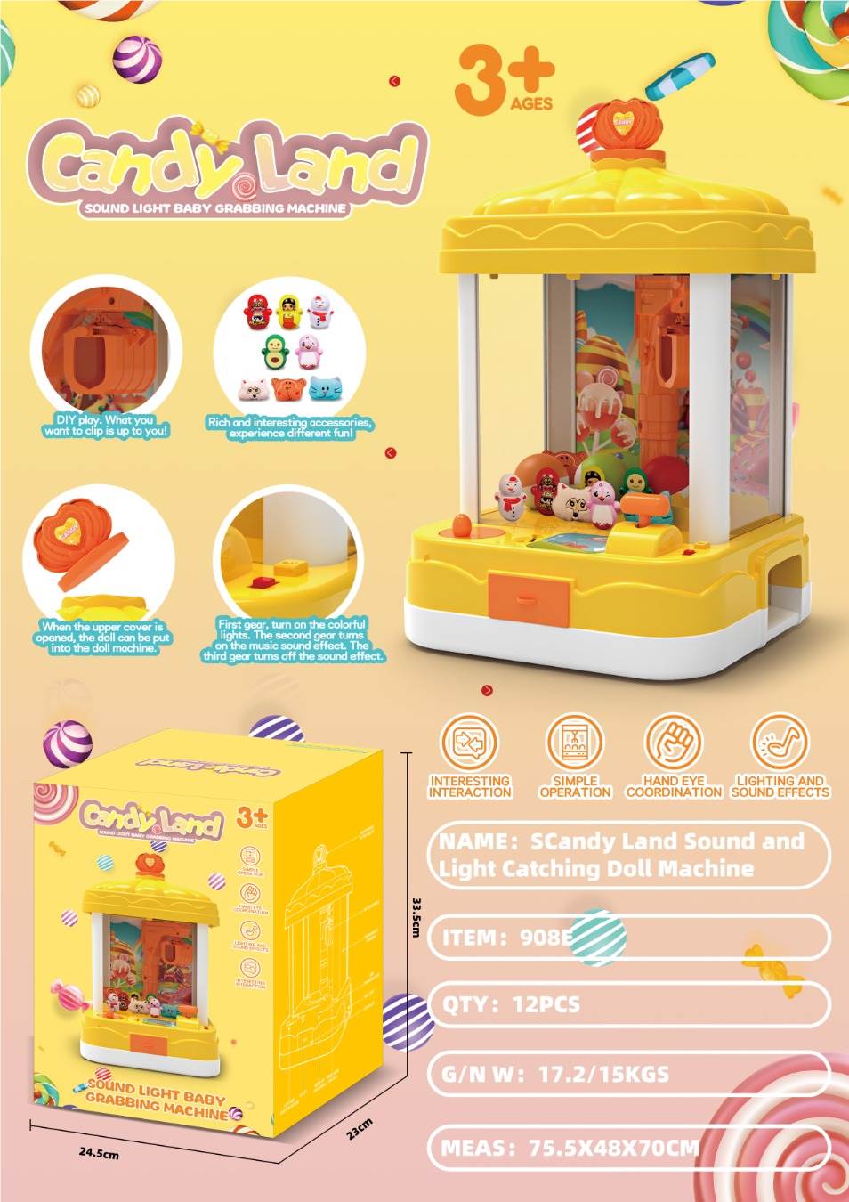 Candy Paradise: копилка-автомат для конфет, оптом