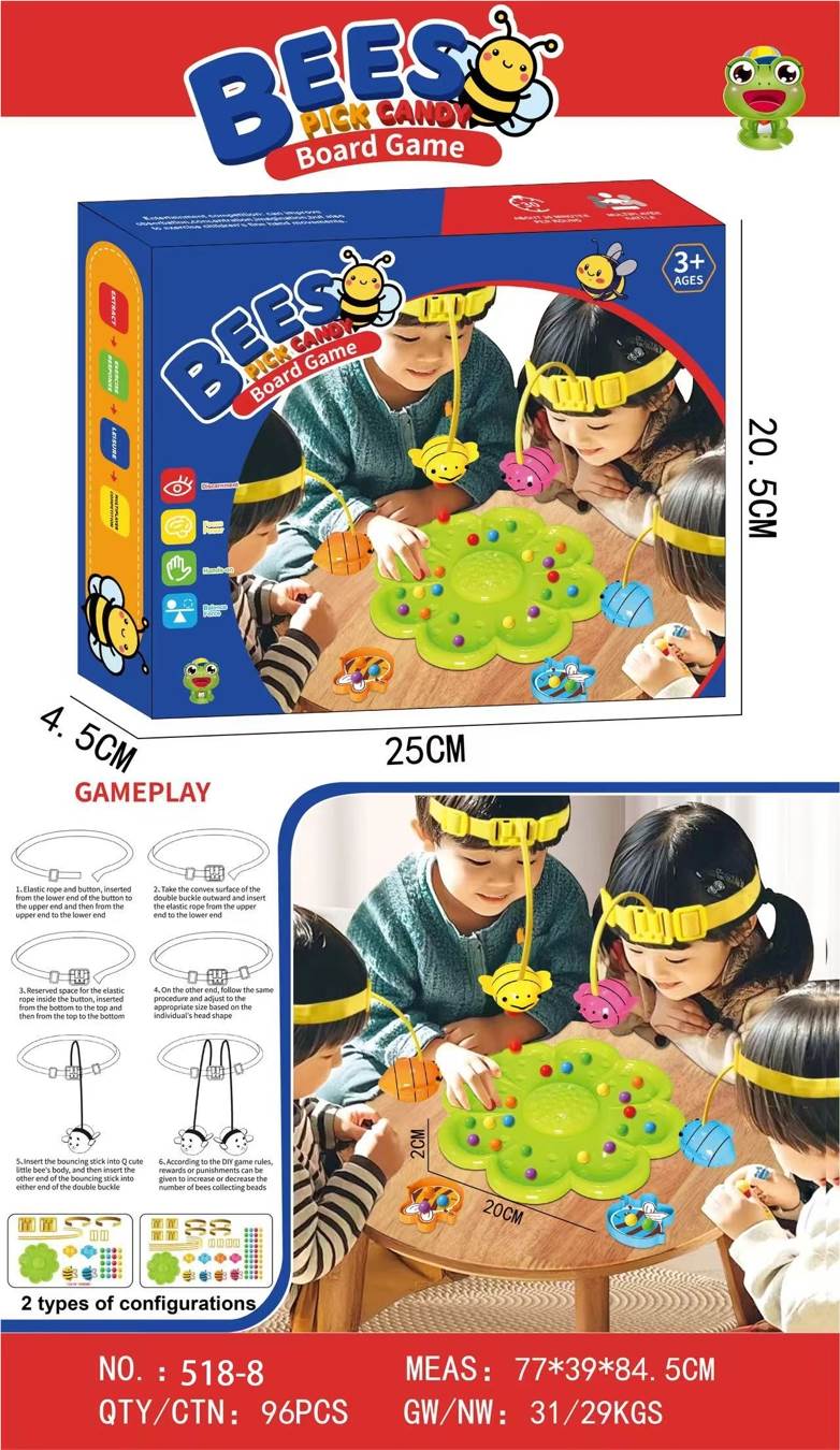 Настольная игра "Веселые пчелки и конфеты"