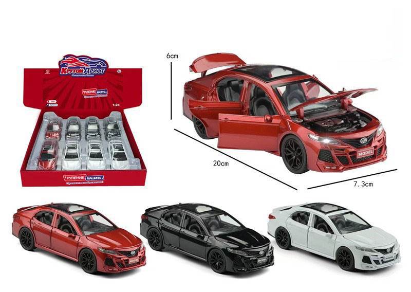 Модель автомобиля Camry 1:24, сплав, свет, звук