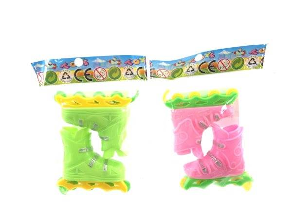 Миниатюрные игрушечные роликовые коньки