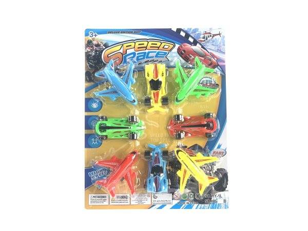 Набор машинок и самолетов Shantou CHUNGYUE Toys, инерционные