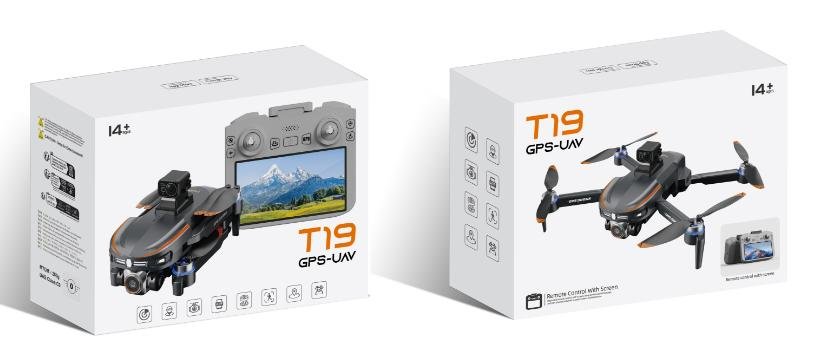 Квадрокоптер с GPS, 2.7K камера, FPV пульт