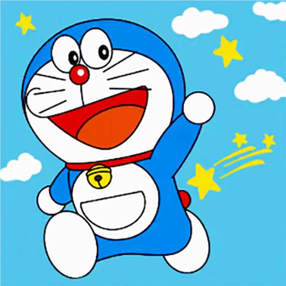 Алмазная мозаика Doraemon 20x20 см