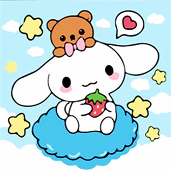 Алмазная мозаика DIY "Cinnamoroll" 20x20 см