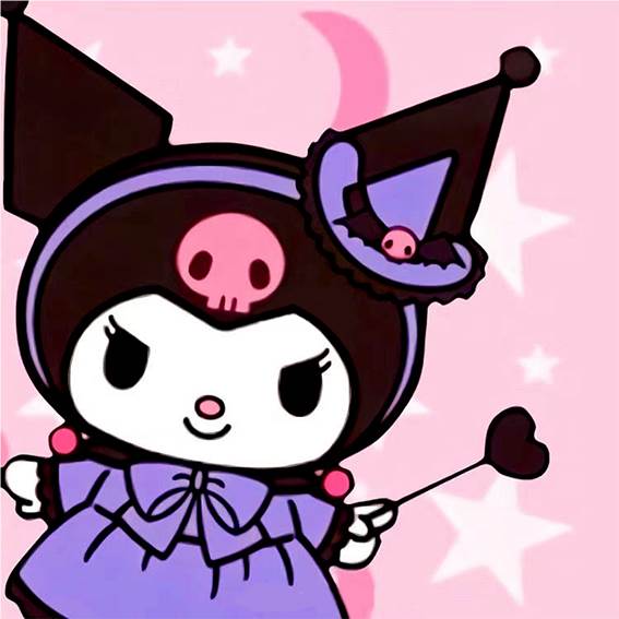 Алмазная мозаика Kuromi DIY 20x20 см