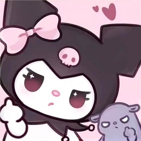 Алмазная мозаика Kuromi DIY с рамкой 20x20 см