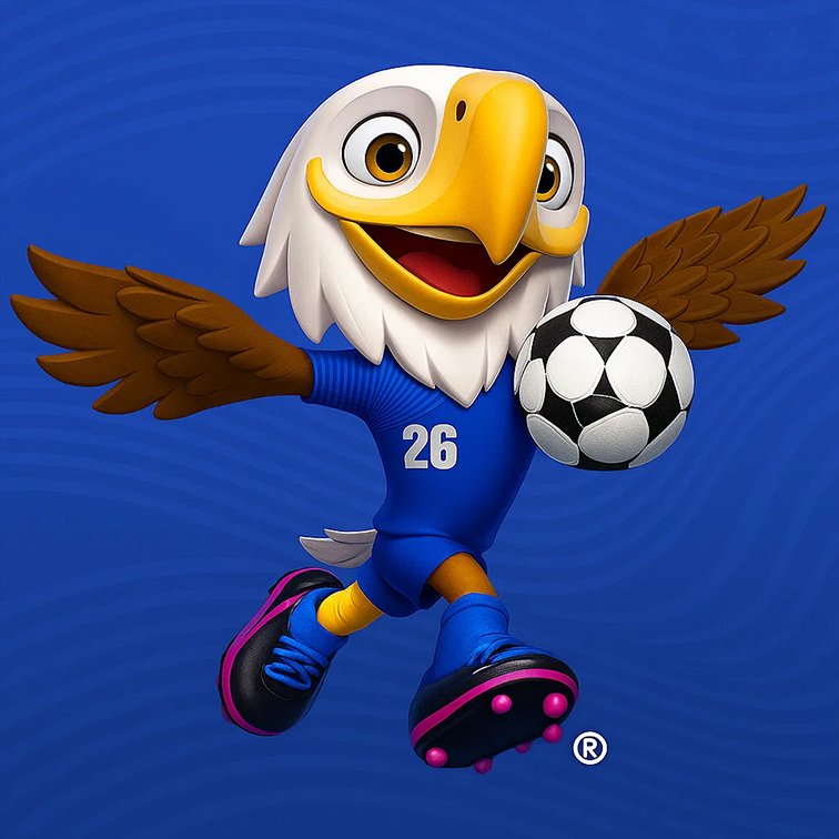 Алмазная мозаика ЧМ-2026, 20x20 см