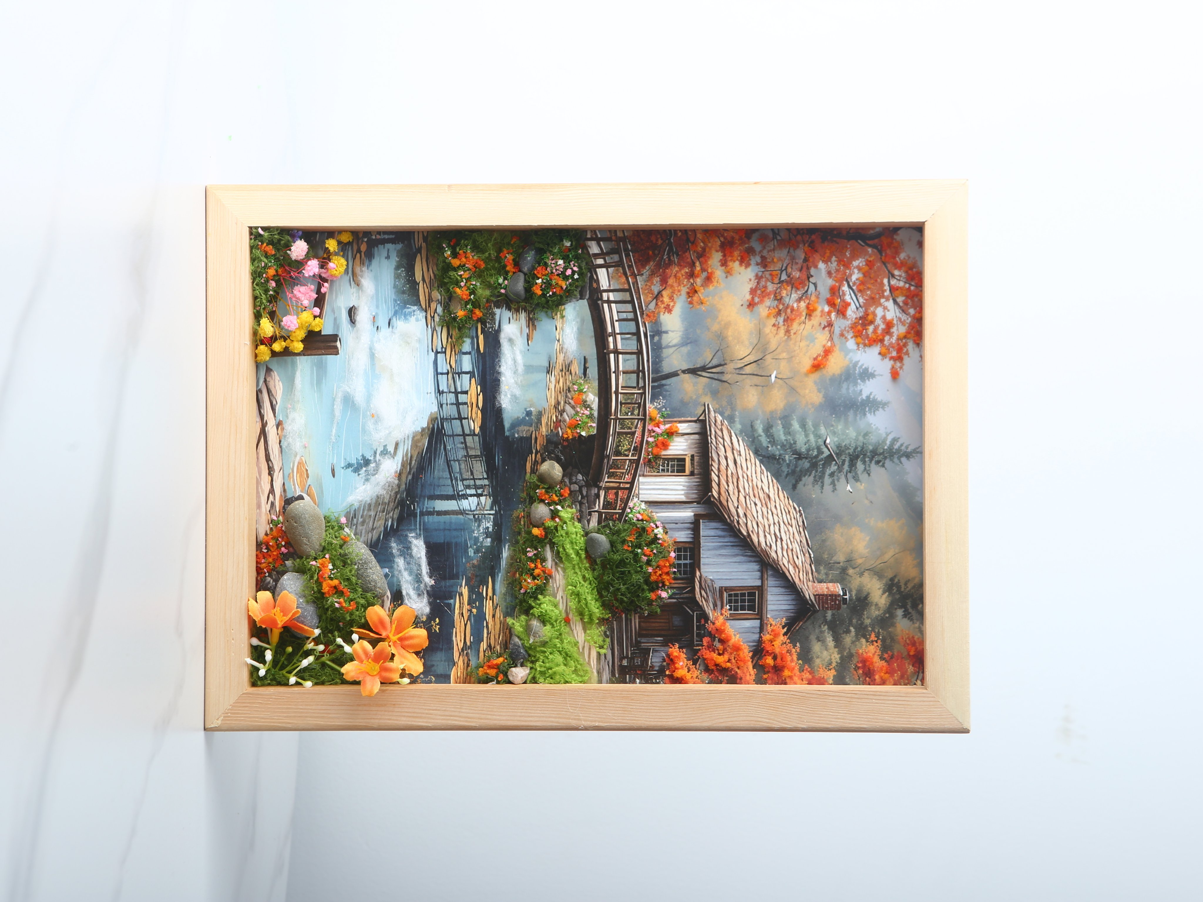3D картина "Туманный лес", 23x30 см, сделай сам
