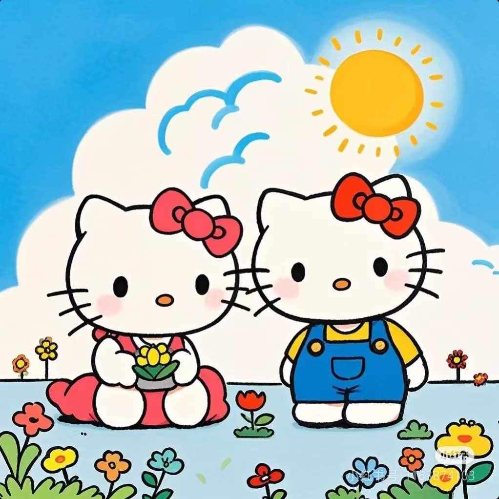 Алмазная мозаика Sanrio DIY с рамкой 20x20 см