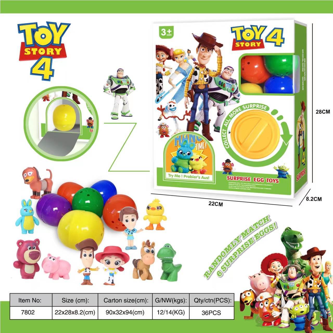 Игрушка-автомат Toy Story с капсульными куклами
