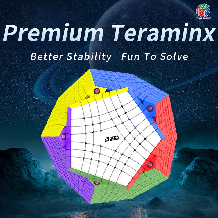 Магнитный кубик Рубика 7x7 Diansheng Galaxy 75M