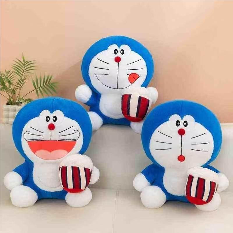 Мягкая игрушка Кот Дин-Дон с попкорном, 43 см