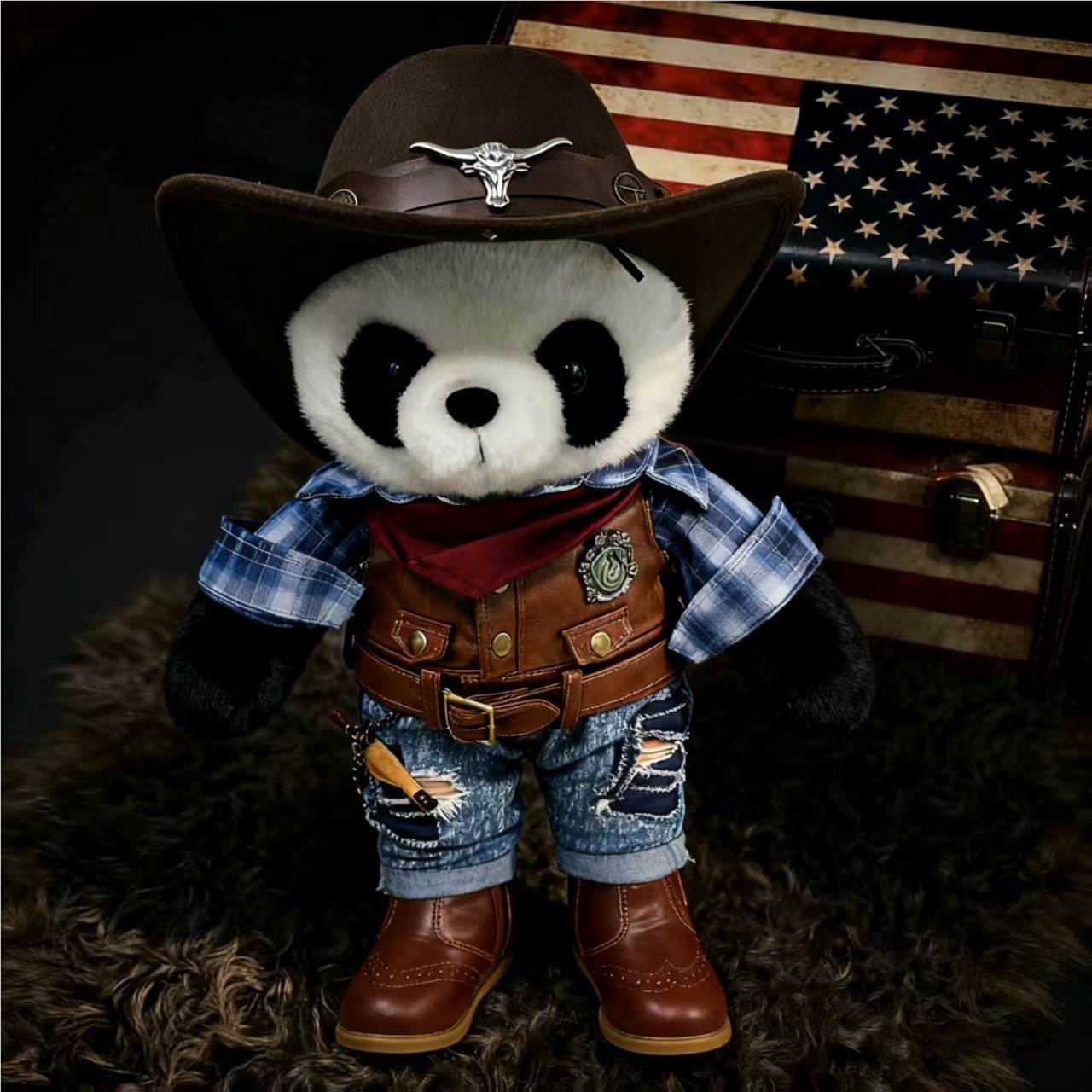 Панда-ковбой Western Cowboy Panda оптом
