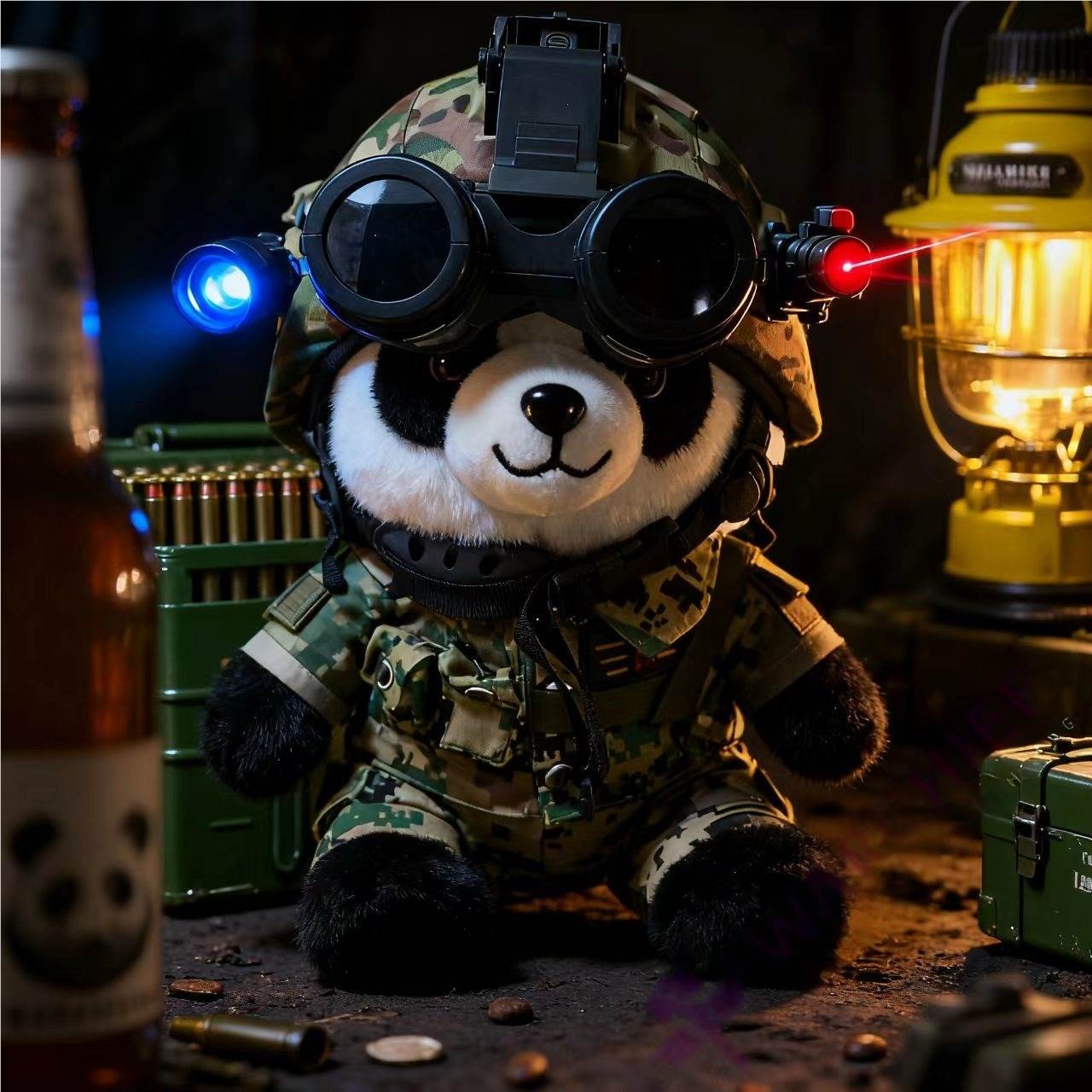 Мягкая игрушка Army Panda, 30 см, в коробке