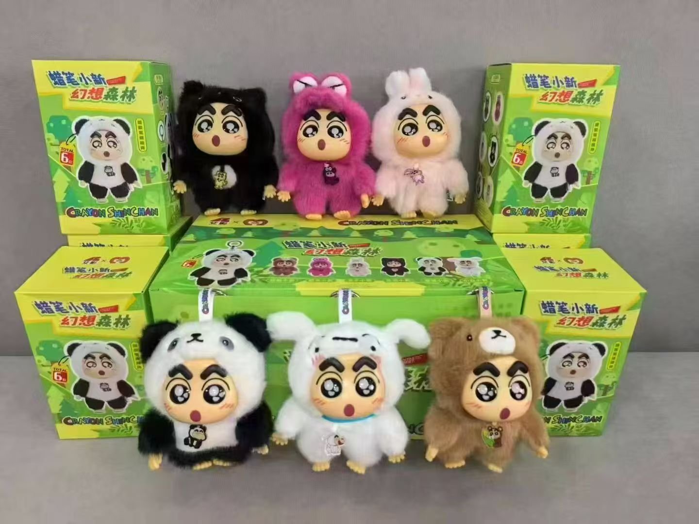 Брелок-подвеска Crayon Shin-chan, мягкая игрушка, сюрприз в коробке