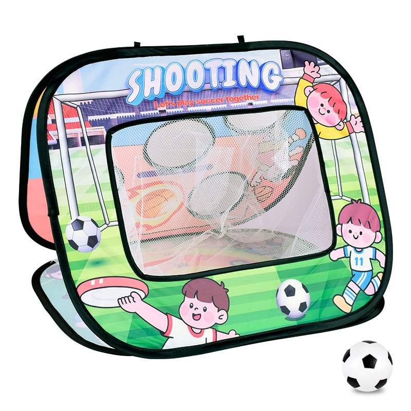 Складной набор игрушек: футбол, дартс, палатка, мячи
