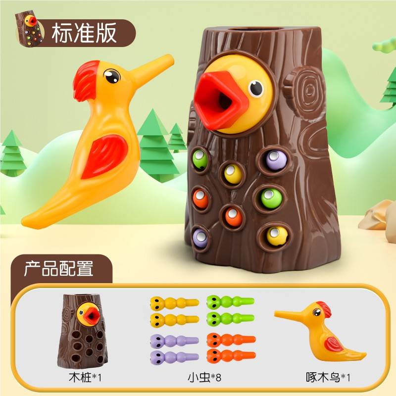 Настольная игра Дятел и червячки