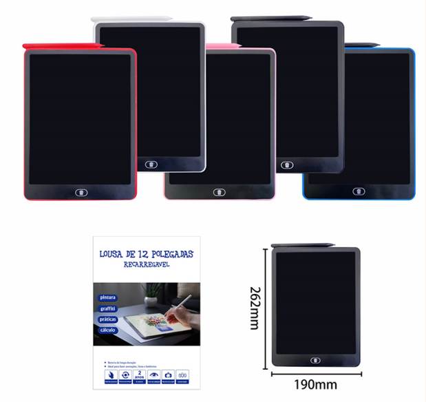 12" LCD планшет для рисования с цветным экраном
