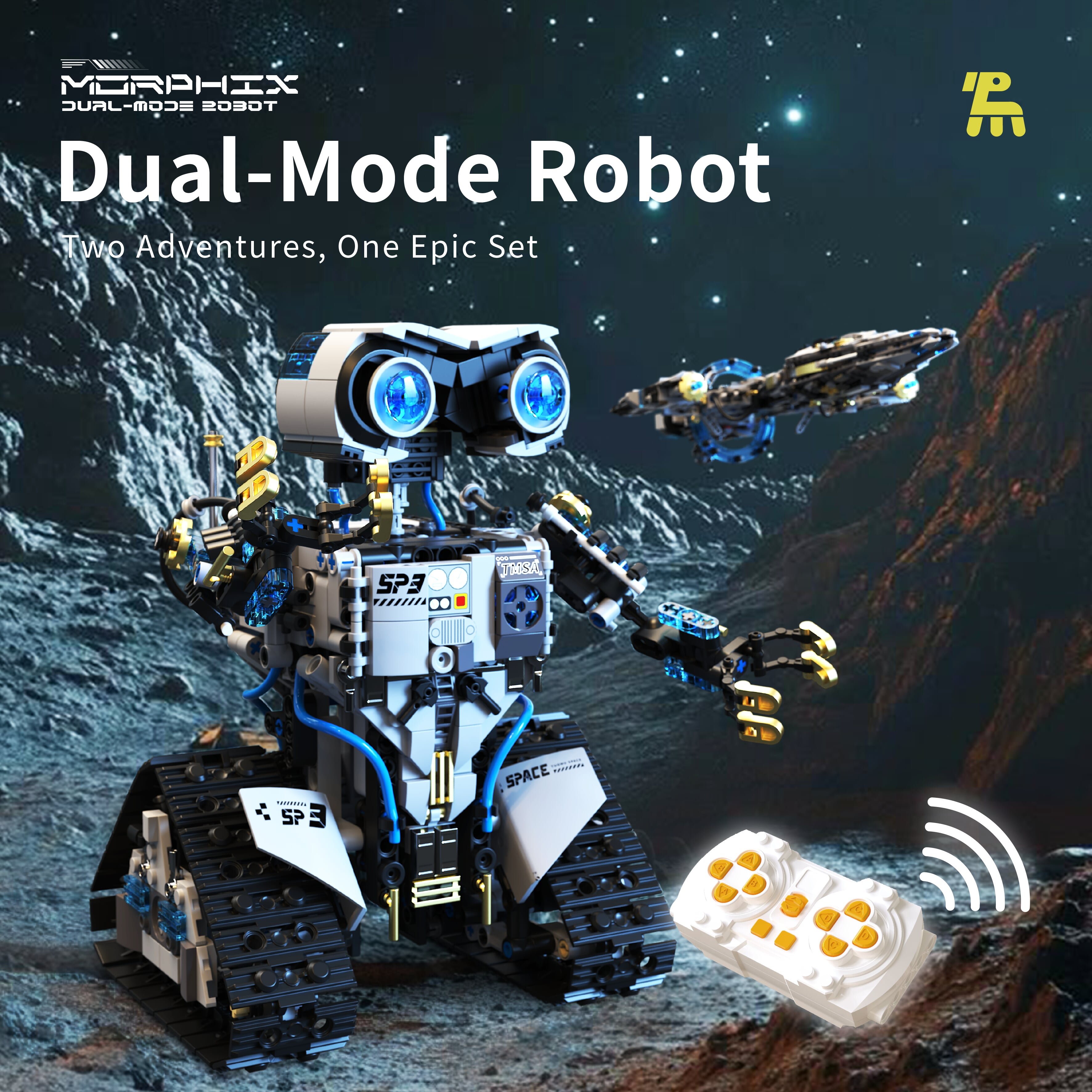 Конструктор Spacecraft Robot, 1468 деталей