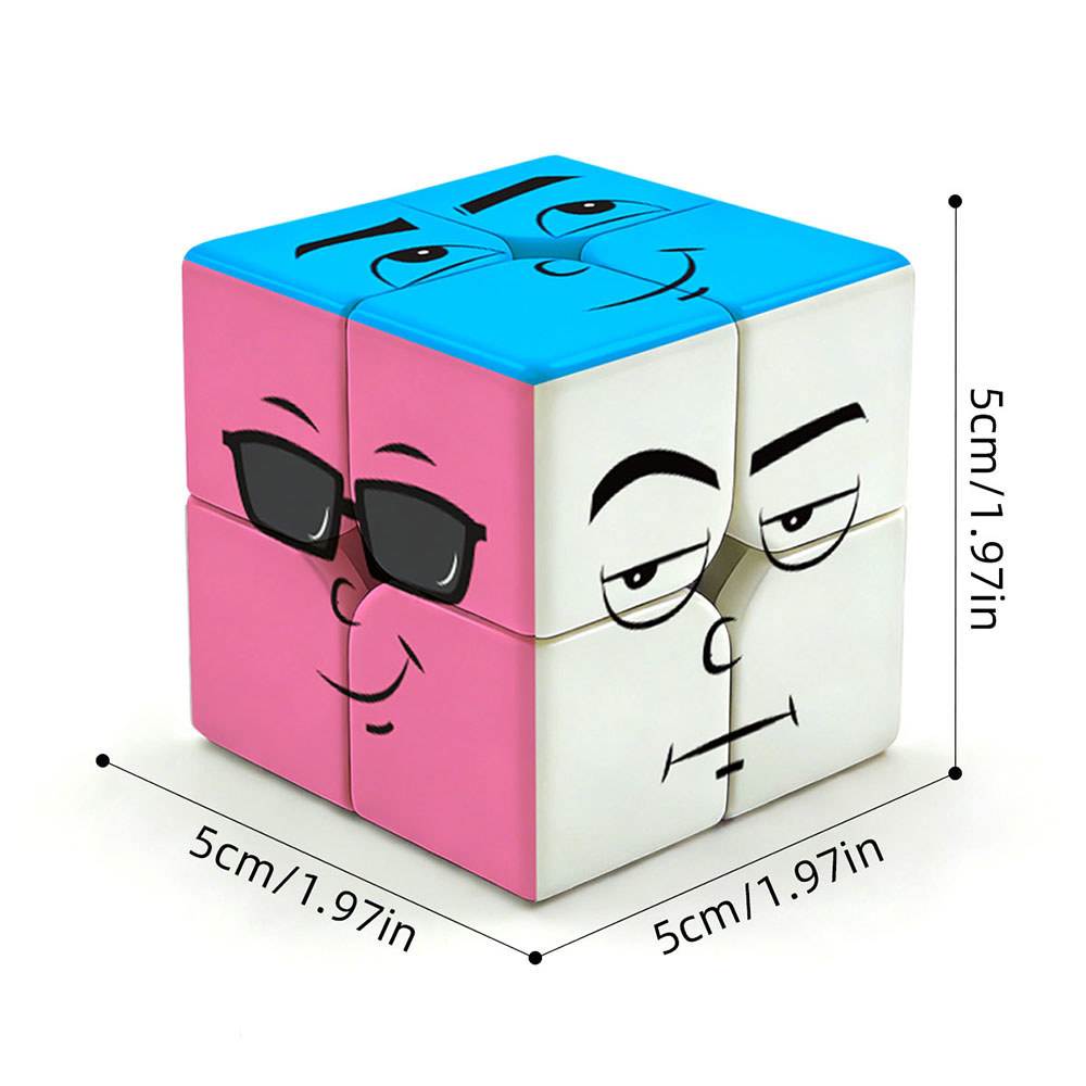 Кубик Рубика 2x2 "Эмоции", цветной