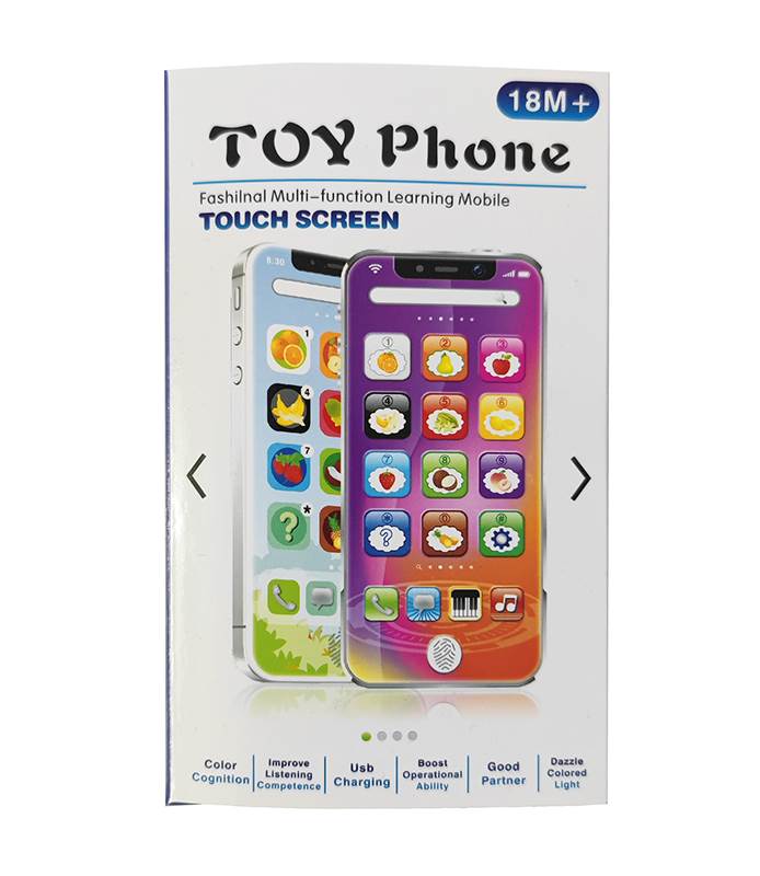 Игрушечный телефон с зарядкой, обучающий, 2 цвета
