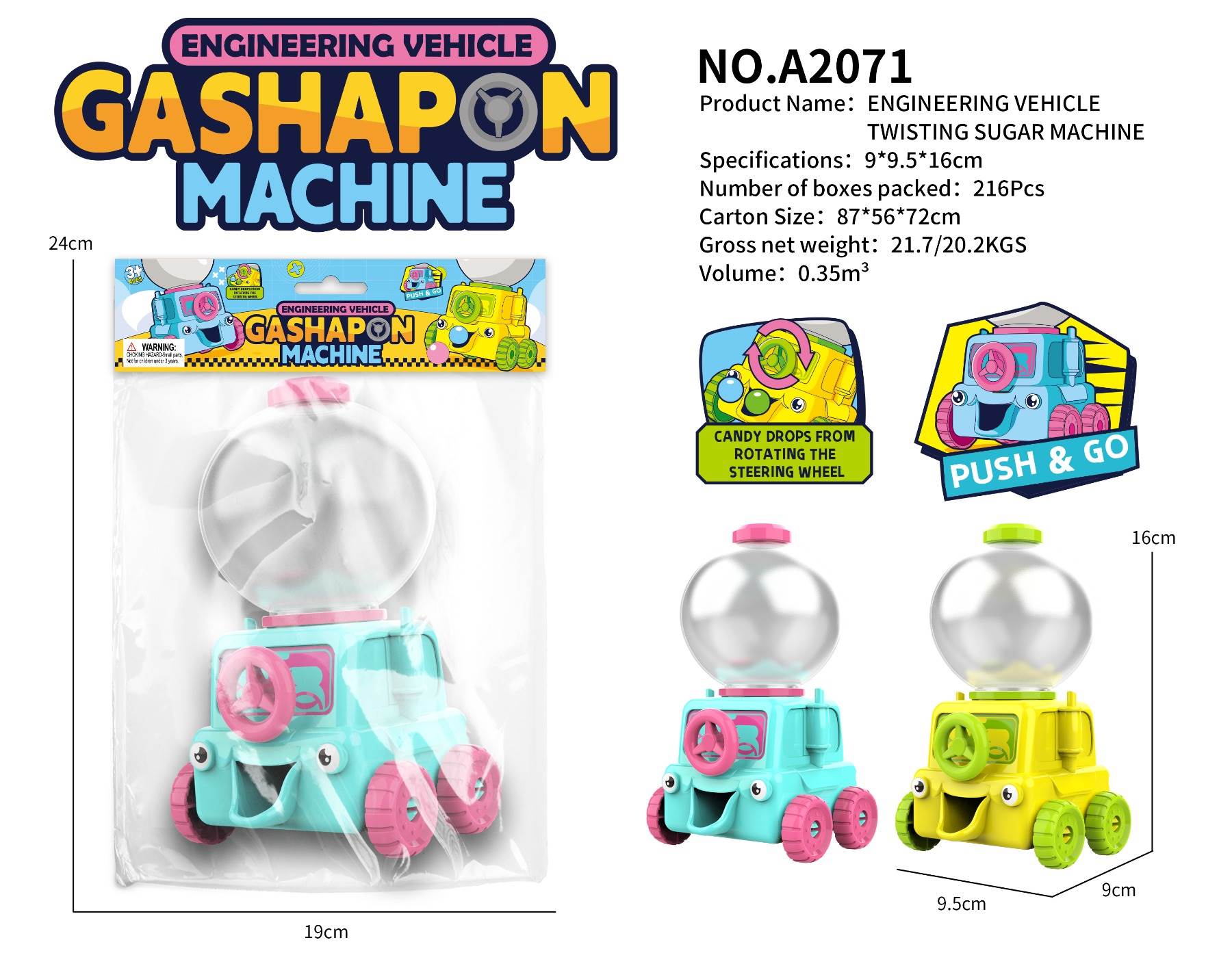 Игровой автомат-кран с конфетами, машинки