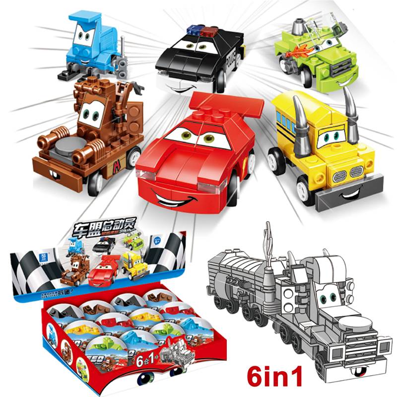 Конструктор Lego Car Story, 6 моделей
