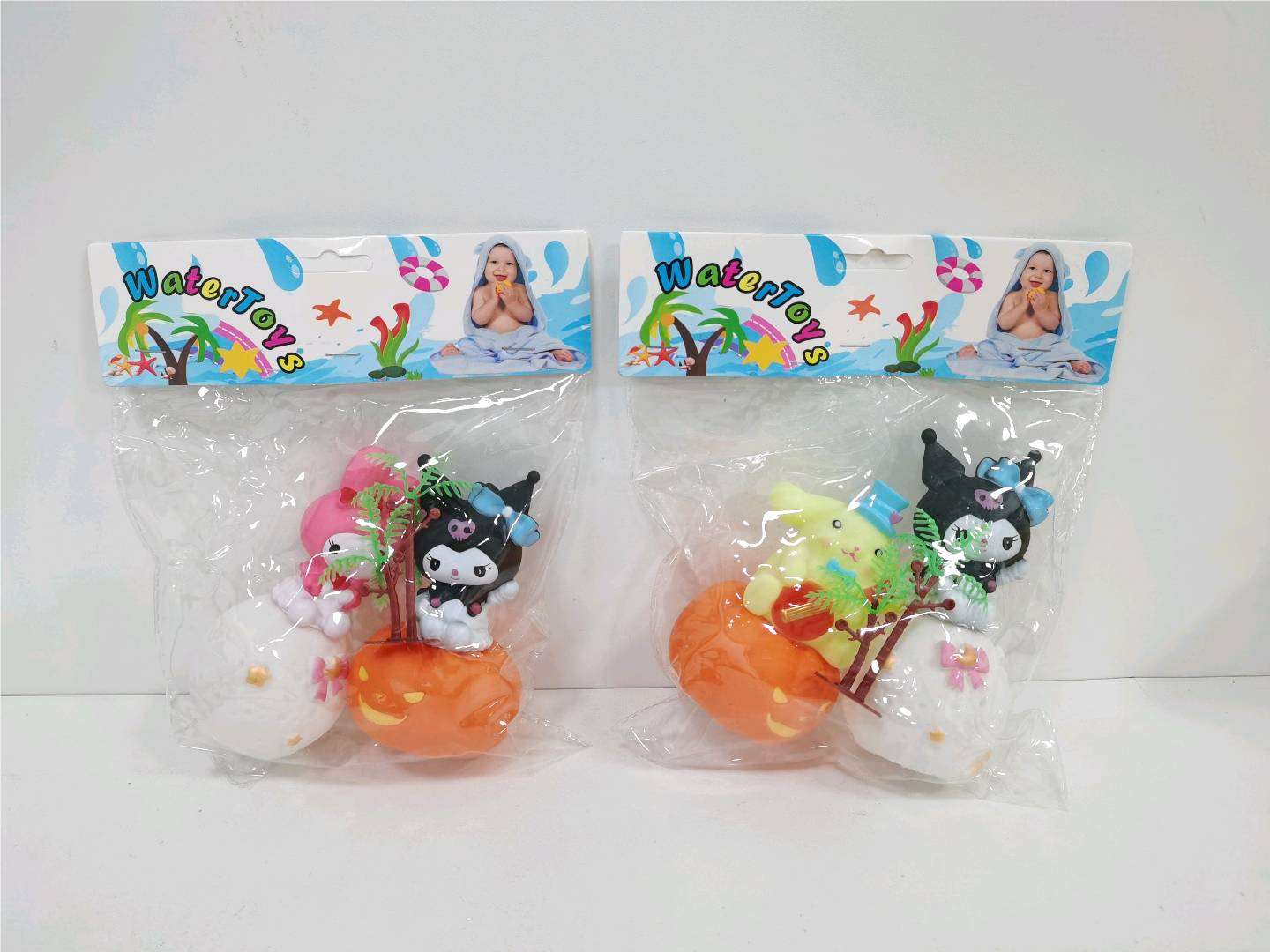 Прозрачная игрушка с подсветкой на картоне
