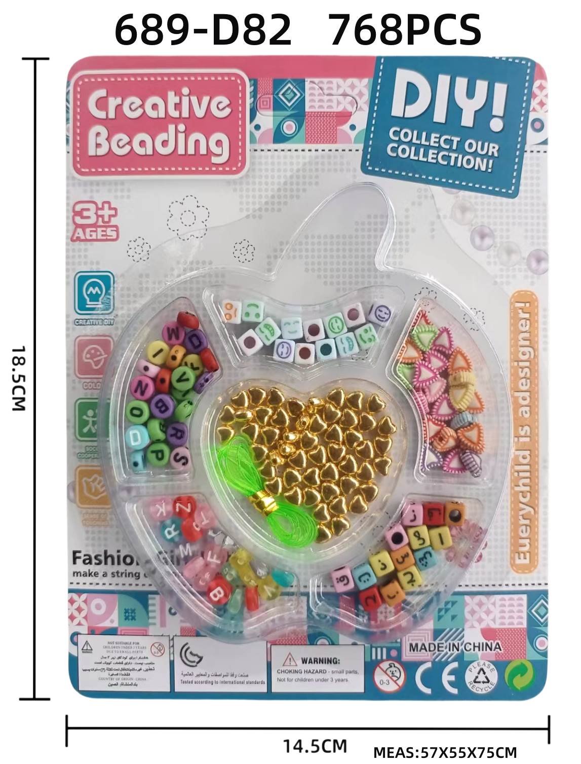 Набор для создания украшений DIY, детские бусы