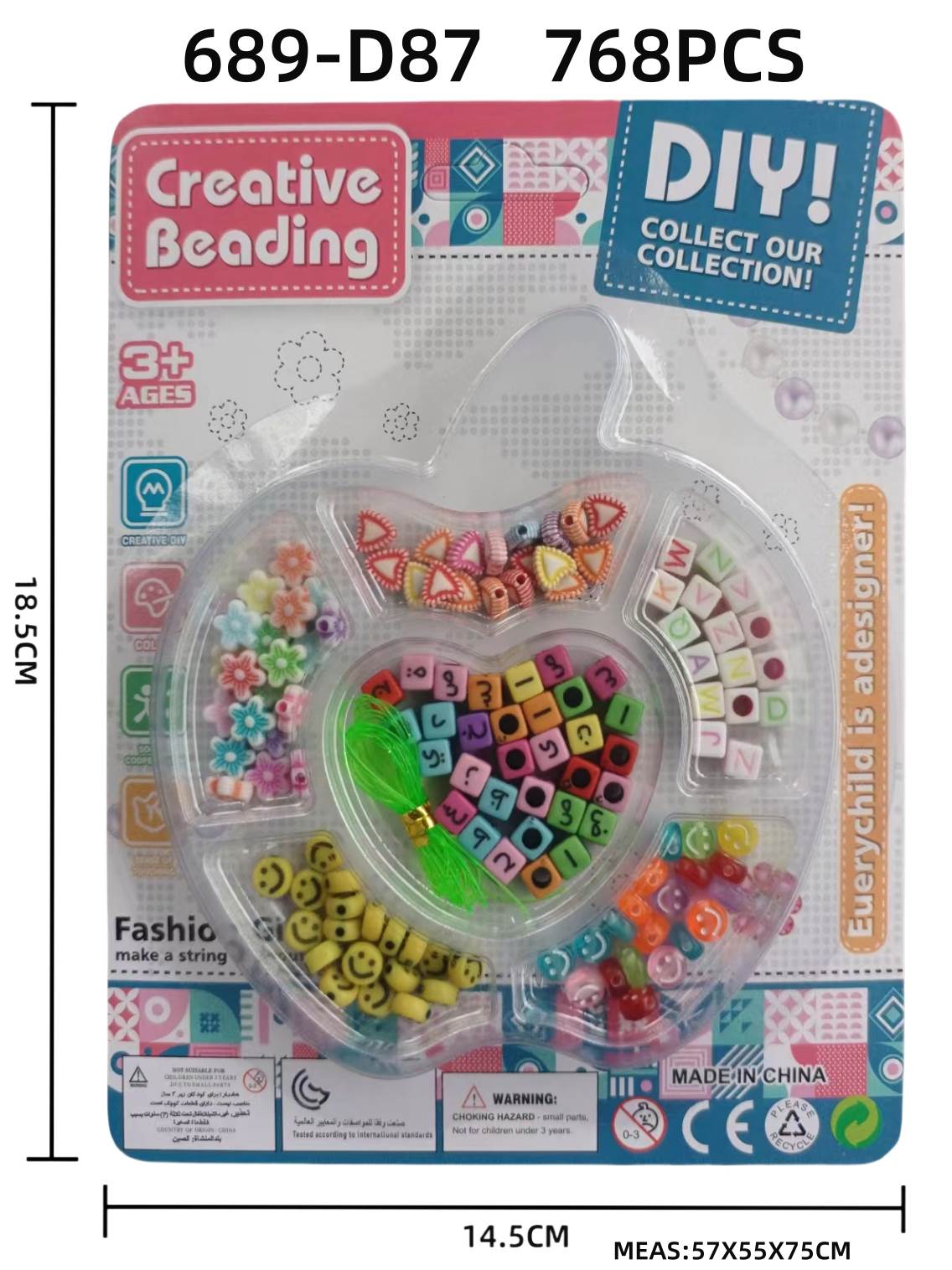 Набор для создания украшений DIY, детские бусы