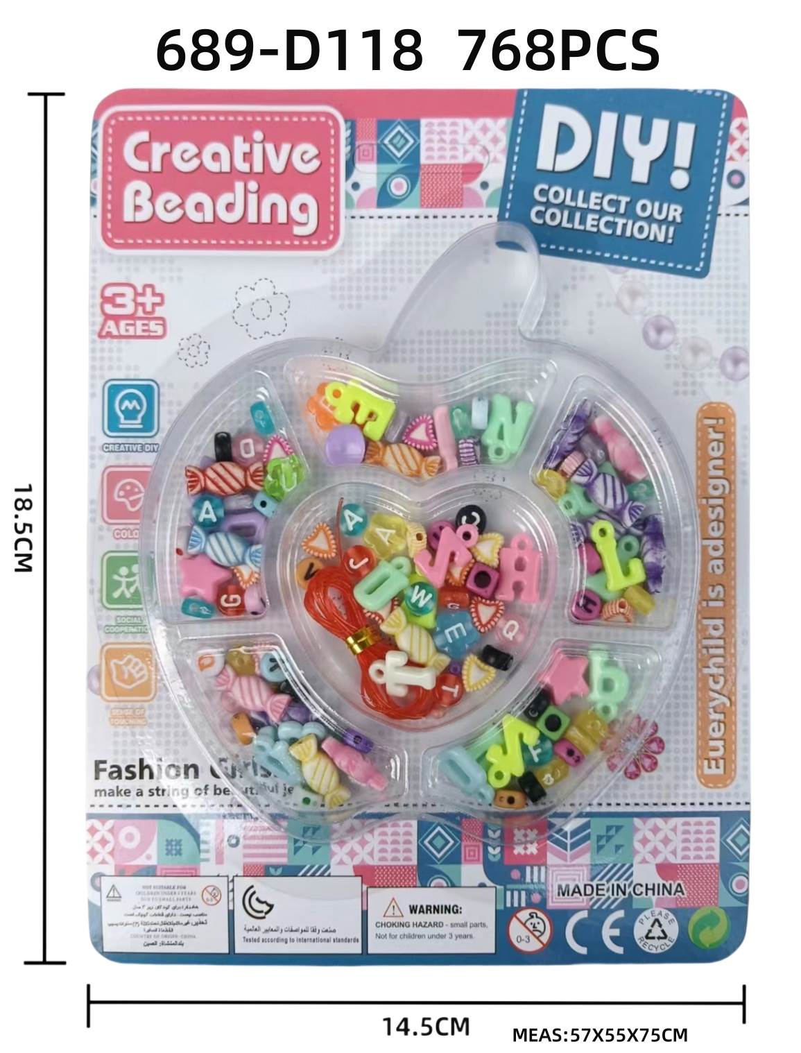 Набор для создания браслетов и бус DIY