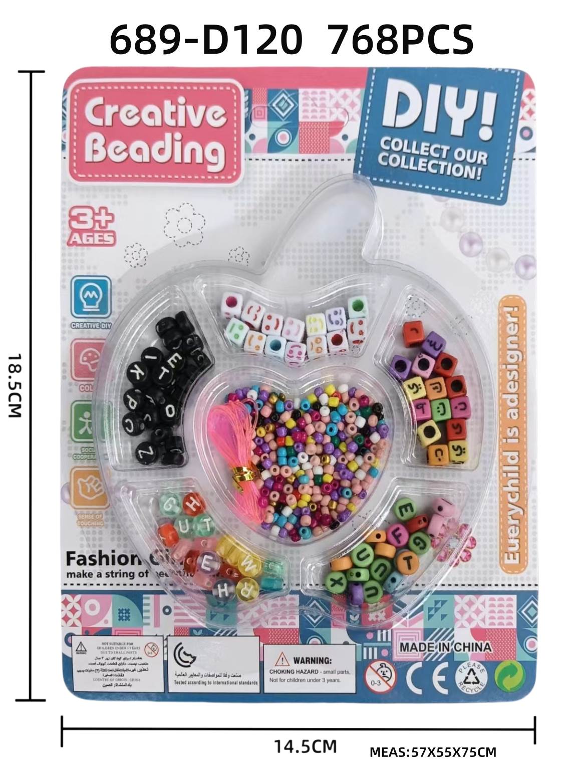 Набор для создания украшений DIY, детские бусы