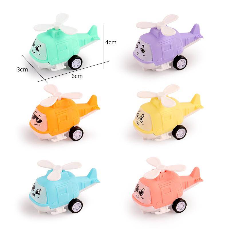 Инерционный вертолет, 6 цветов, игрушка для праздника