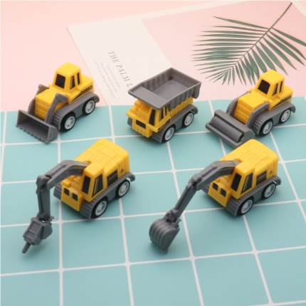 Игрушечные машинки-конструкторы Huili, строительная техника, 2500 шт/коробка