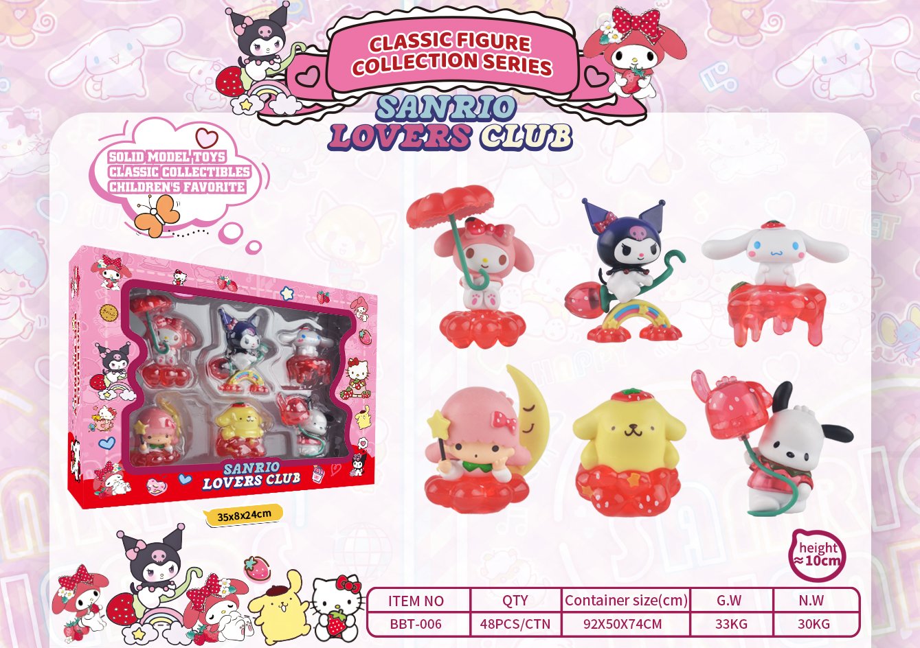 Фигурки Куроми Sanrio, коллекционные, ручная работа
