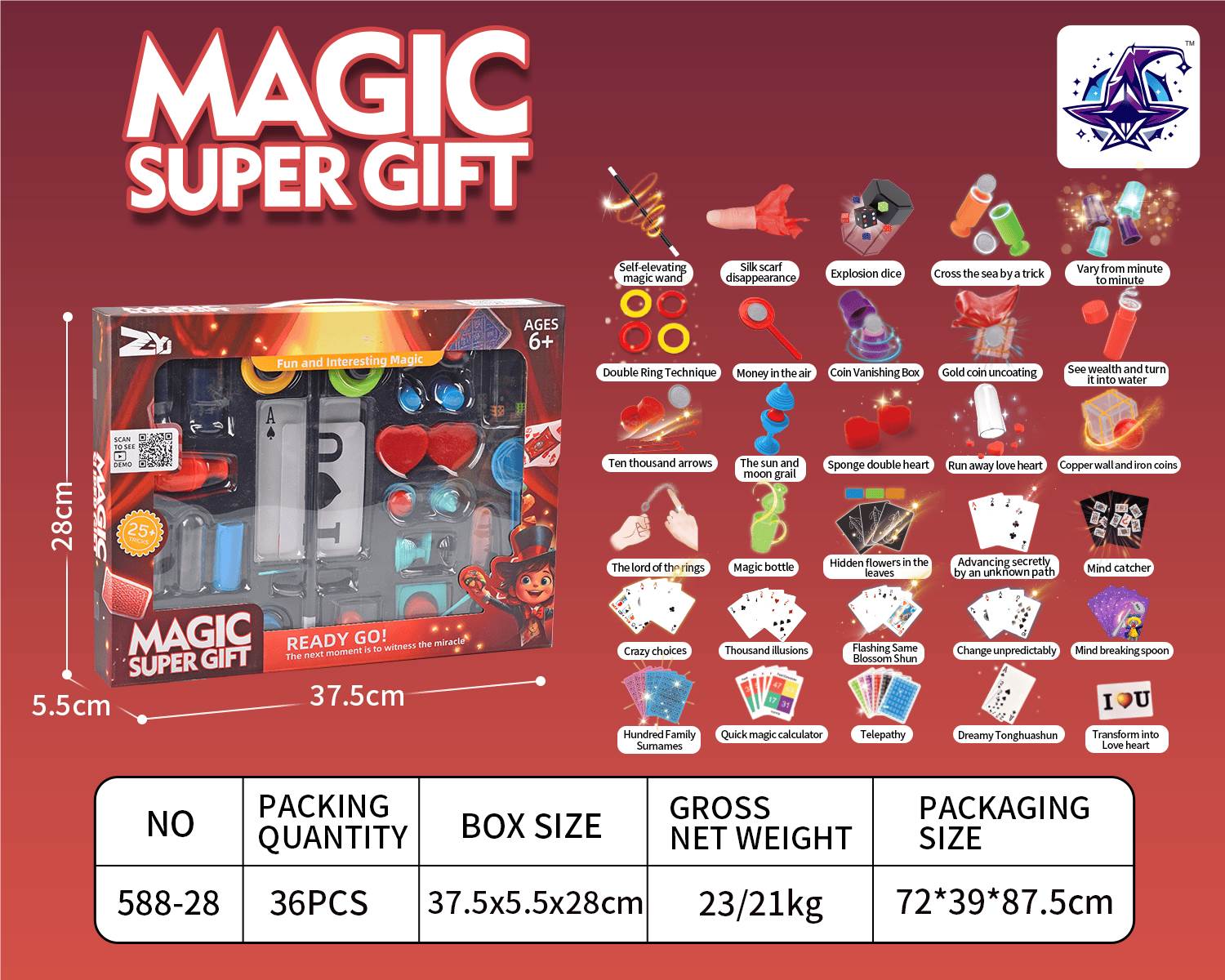 Набор для магических фокусов Magic Show Gift Box