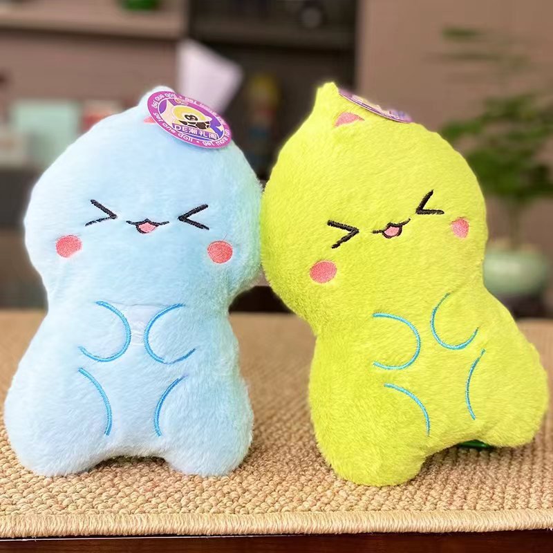 Мягкая игрушка Утка с языком, плюшевая