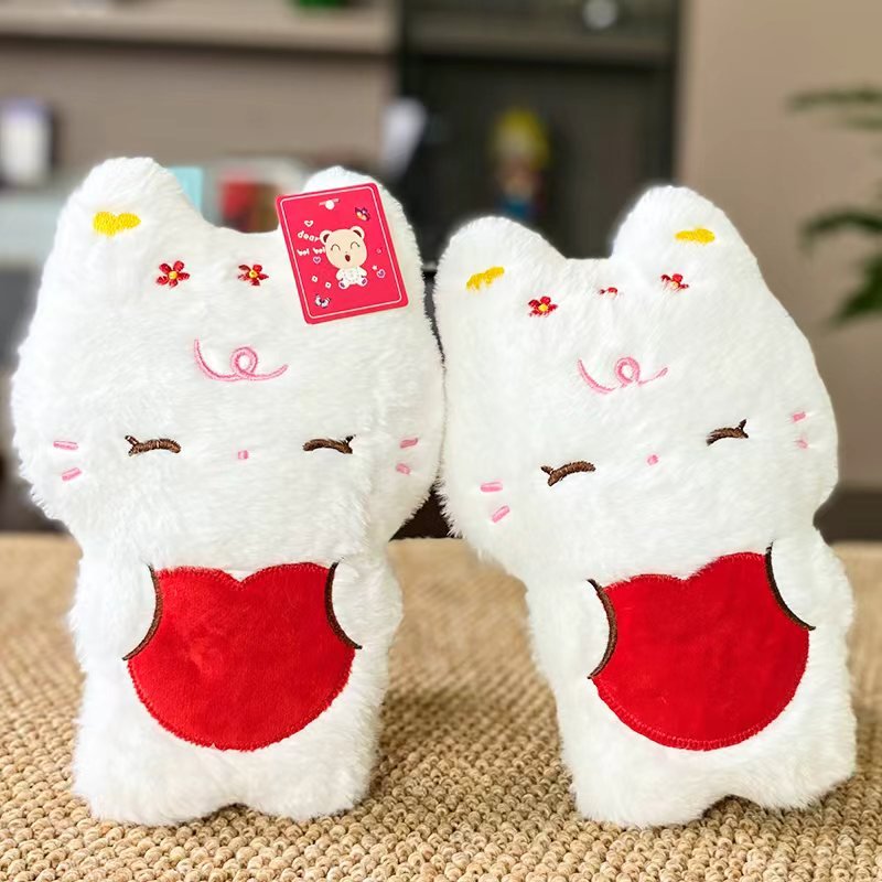 Мягкая игрушка "Кошка с сердцем", стандартная