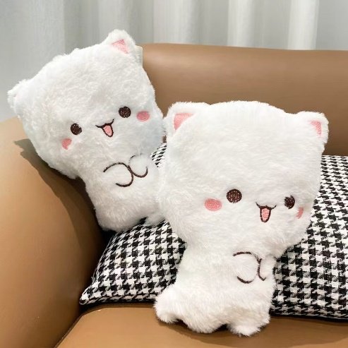 Мягкая игрушка Белый кот (стандарт)