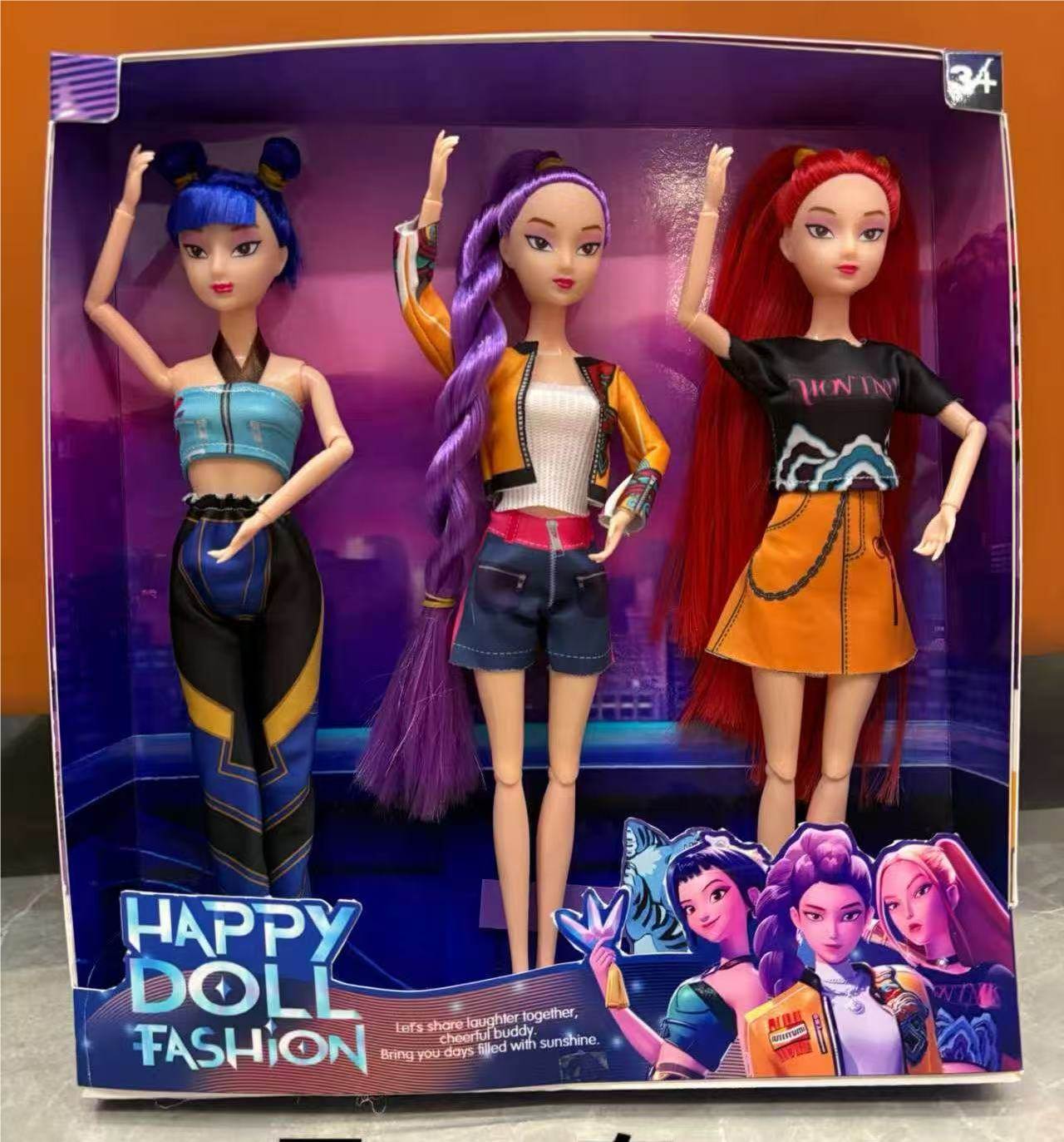 Кукла Barbie Doll 魔猎女团芭比娃娃 оптом